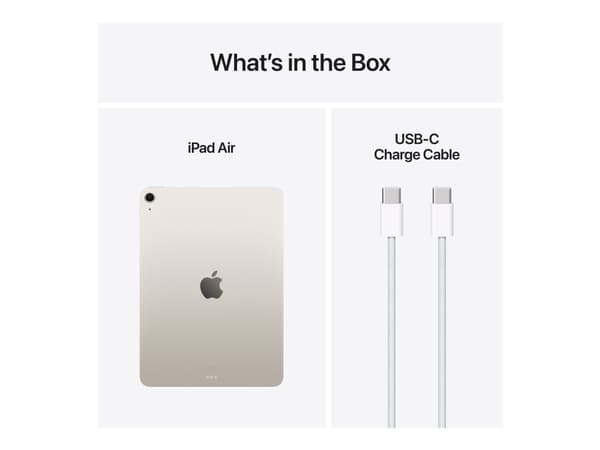 Apple 11-inch iPad Air M3 Wi-Fi - Tablet - 512 GB - 11" IPS (2360 x 1640) - stjernelys