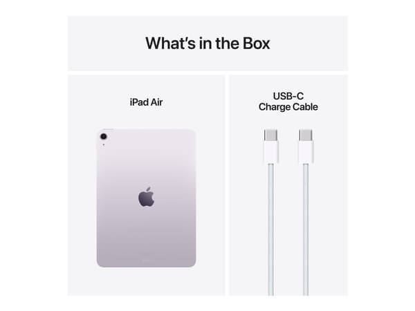 Apple 11-inch iPad Air M3 Wi-Fi - Surfplatta - 128 GB - 11" IPS (2360 x 1640) - lila