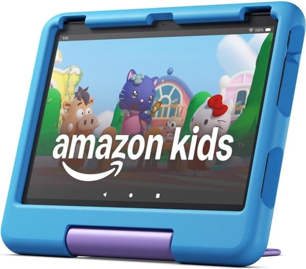 Amazon Fire HD 10 32GB Kids 13:e generationens surfplatta, blå