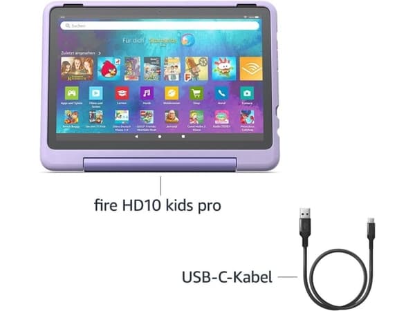 Amazon Fire HD 10 32GB Kids Pro 13th Gen, happy day