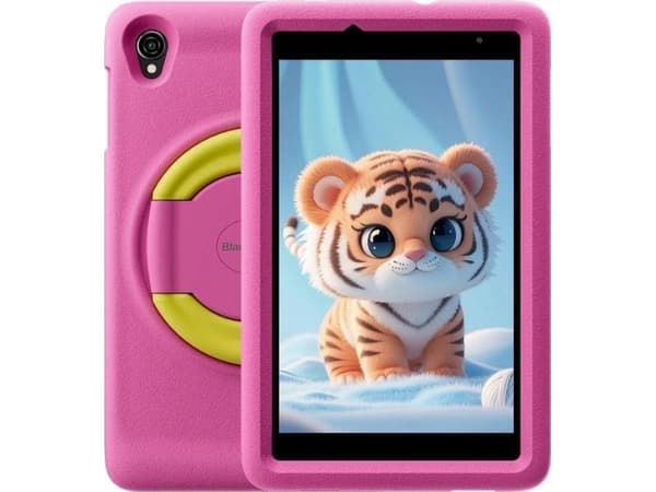Planšetė Blackview Tab A5 Kids, tablet, 8.0-inch 800*1280 HD+ IPS, Unisoc Tiger T310, 3GB + 64GB, LPDDR4 +EMMC5.1, 5100mAh; 5W Charge, 4G:FDD:B1/B3/B Rosa