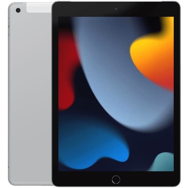 iPad 10,2 9:e gen (2021) Silver 64 GB Wifi Klass B 100% batteri (refurbished) Grå