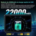 Miniatyrbild 4 av 6: Blackview Active 8 Pro Stöttålig Surfplatta 10.36" 2.4K FHD+ 24Go+256Go 22000mAh(33W) 48MP+16MP Android 14 Orange Med W50 Svart