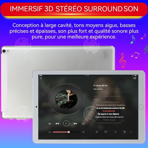 INN Tablet 10,1 tum 1960x1080 6GB RAM 64GB ROM Kamera 3MP+20MP 4G LTE octa-core bluetooth 4.1 call tablet tacti tablet