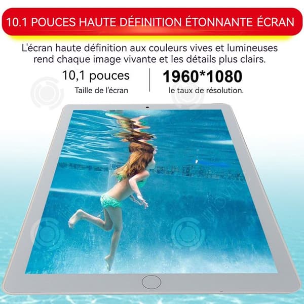 INN Tablet 10,1 tum 1960x1080 6GB RAM 64GB ROM Kamera 3MP+20MP 4G LTE octa-core bluetooth 4.1 call tablet tacti tablet