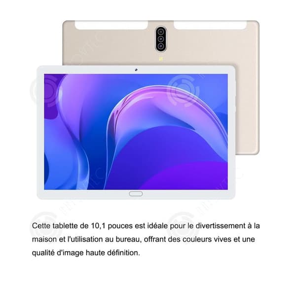INN Tablet 10,1 tum 3000 mah 1280x800p kamera hållbarhet front dual sim talk octa-core processor pekskärm surfplatta