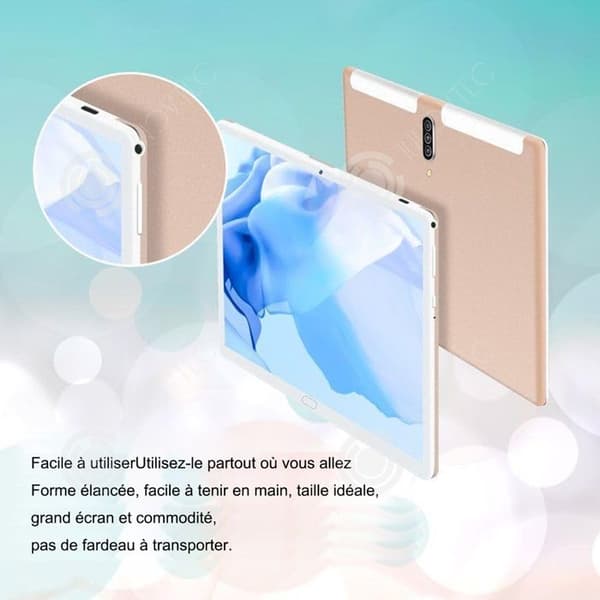 INN Tablet 10,1 tum 3000 mah 1280x800p kamera hållbarhet front dual sim talk octa-core processor pekskärm surfplatta