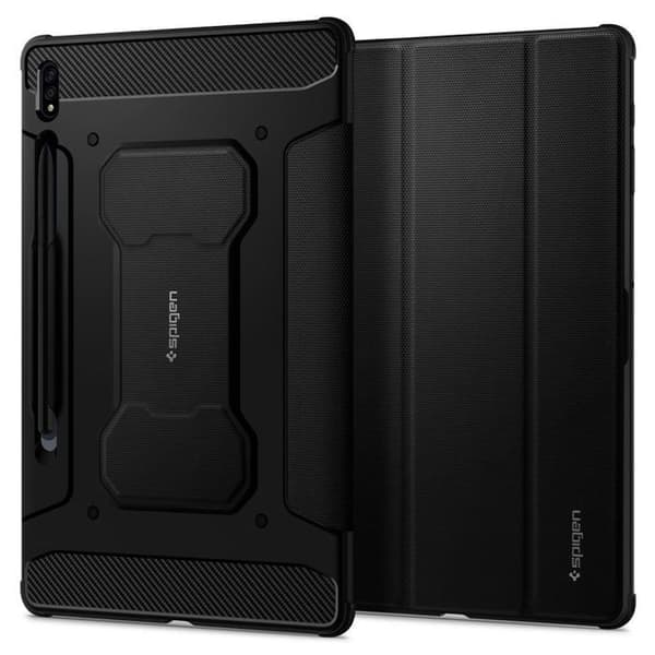 Spigen - SPN1413BLK - Rugged Armor Pro Tablet Fodral för Samsung Galaxy Tab S7 11.0 T870/T875 Svart
