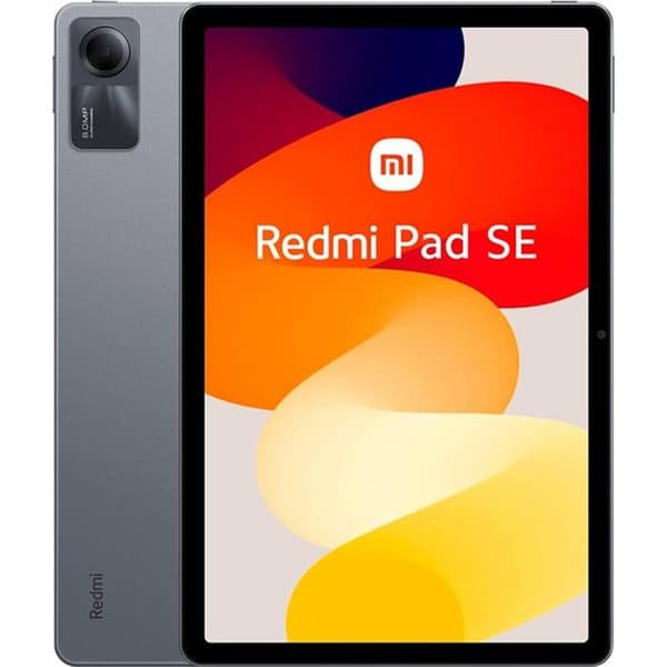 XIAOMI Redmi Pad SE 4+128GB Snapdragon 680 Mobilplattform 11" FHD+-skärm 8MP Bakkamera 8000 mAh Batteri 10W Laddningsgrå grafit, Grå