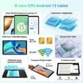 Miniatyrbild 2 av 5: Blackview Tab 60 Touch Tablet 8,68" Android 13 12GB+128GB-SD 1TB 6050mAh 8MP+5MP PC Mode,5G WiFi,4G Dual SIM Tablet PC - Grå