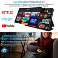 Miniatyrbild 3 av 5: Blackview Tab 18 Touch Tablet 11,97 tum Android 13 2,4G+5G Wifi, RAM 24GB ROM 256GB-SD 1TB 8800mAh Tablet PC - Grå