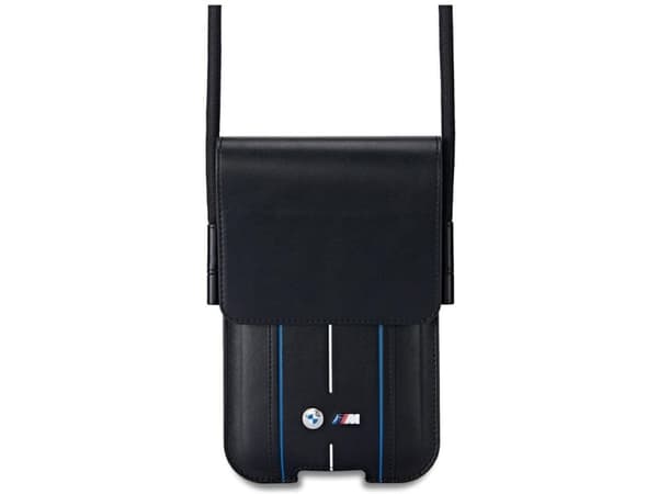 BMW Phone Pouch Blue Stripes Black