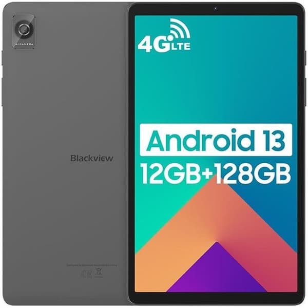Blackview Tab 60 Touch Tablet 8,68" Android 13 12GB+128GB-SD 1TB 6050mAh 8MP+5MP PC Mode,5G WiFi,4G Dual SIM Tablet PC - Grå