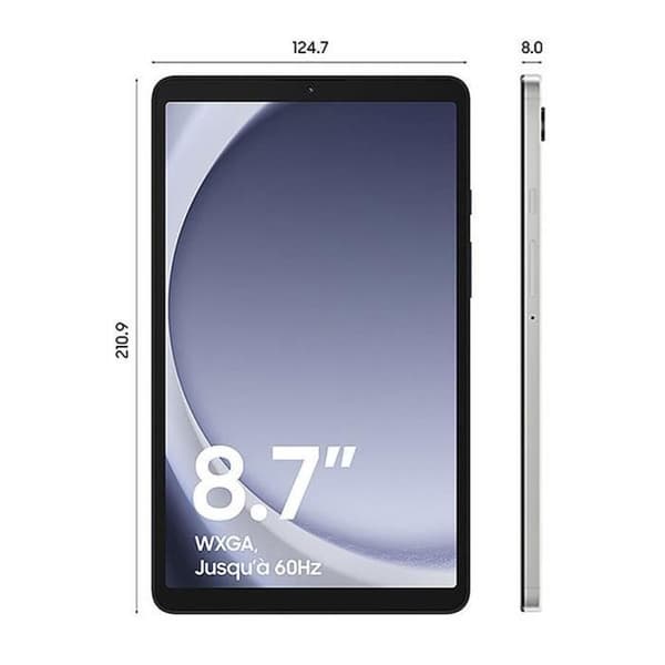 Tablet - Samsung - Galaxy Tab A9 - 64 GB - 8.7" - Android 13 - Silver