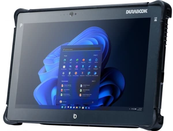 Durabook | R11L Rugged Tablet | 11,6" | Svart | Pekskärm | 1920 x 1080 pixlar | Intel Pentium Gold Processor 8505 | 8 GB | 128 GB | Wi-Fi | Frontkame