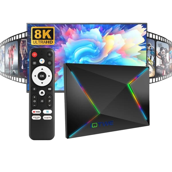 Smart TV BOX, Android 14.0 OS, 4GB RAM, 64GB lagring