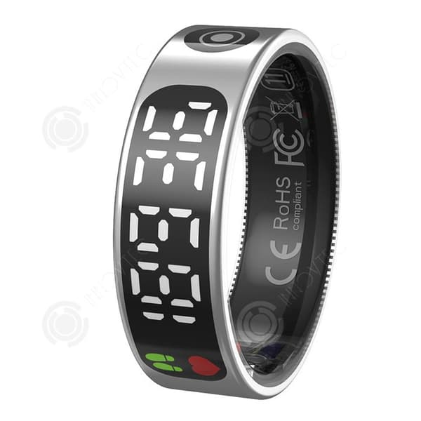 INN Smart Ring 20,6 cm fingeromkrets smart ring med pekskärm och foto-funktion vattentät