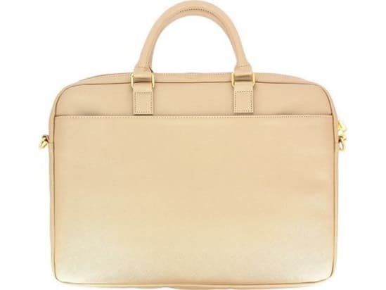 Guess väska GUCB15TBE 15" beige/beige Saffiano
