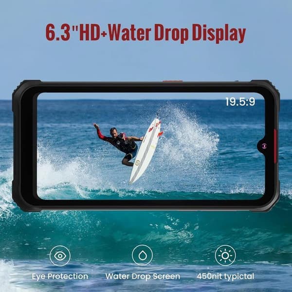 Okrossbar surfplatta - HOTWAV Cyber 9 Pro - Android 11 - 8GB+128GB - 7500mAh 16MP+48MP kamera - 4G Dual SIM- REFURBISHED