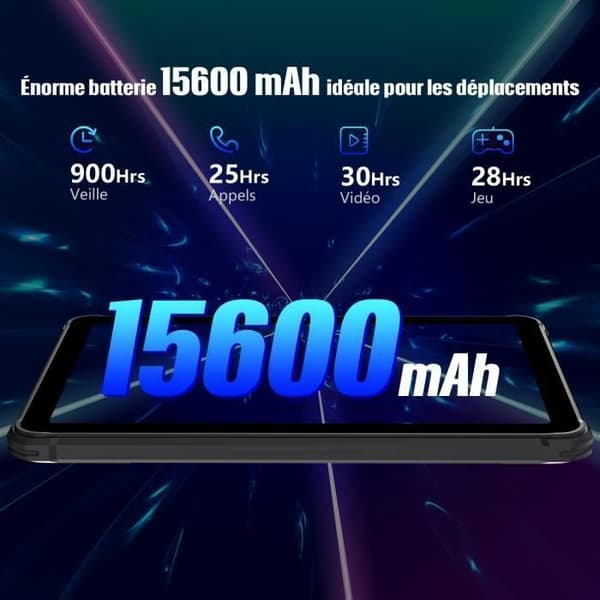Utomhustablett - HOTWAV - R6 Pro - 10,1" - 15600mAh - Android 12 - IP68/IP69K- REFURBISHED