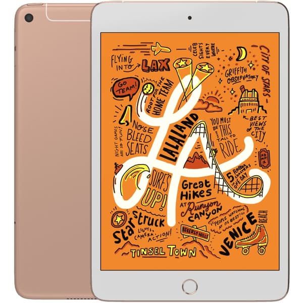 iPad Mini (2019) Gold 64 GB Wifi + Cellular Klass C (refurbished)