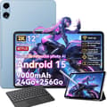 Miniatyrbild 1 av 6: Oscal Pad 100 12" Touchskärmstablett Android 15 2.4G+5G Wifi RAM 24Go ROM 256Go/SD 2To 9000mAh 16+8MP Dual SIM Blå Med Tangentbord K1