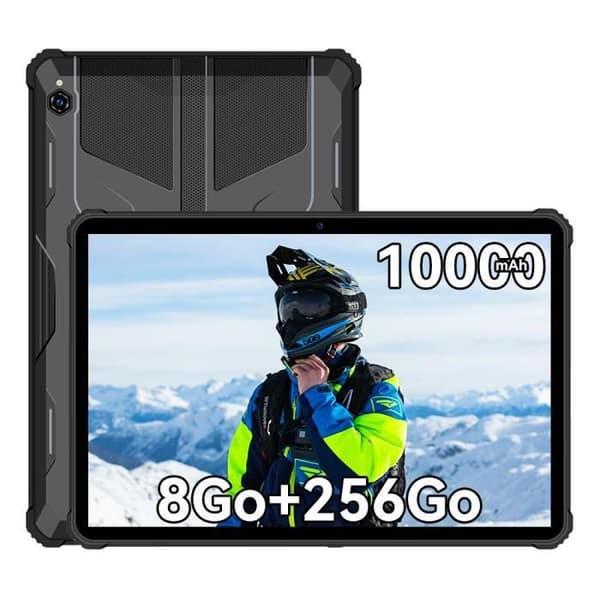 Oukitel RT5 Rugged Touchscreen Tablet 8GB RAM+256GB ROM 10.1" Skärm 10000mAh Batteri Dual SIM 4G LTE WIFI Tablet PC - Svart