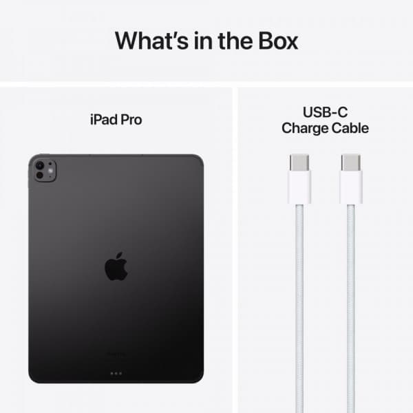 Apple iPad Pro 13" M4 2 Tt WiFi + 5G 2024, stjärnsvart (MVXY3)