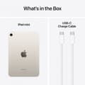 Miniatyrbild 10 av 10: Apple iPad mini 256 GB WiFi 2024 - surfplatta, stjärnvitt (MXND3)