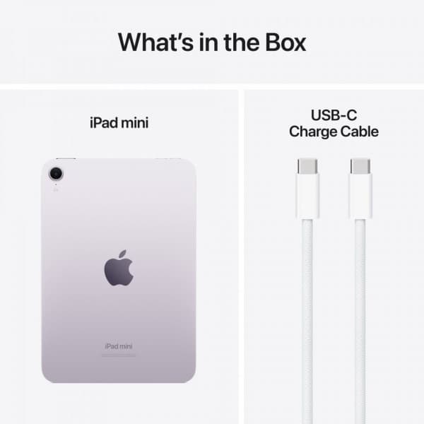 Apple iPad mini 256 GB WiFi 2024 - surfplatta, violett (MXNE3)