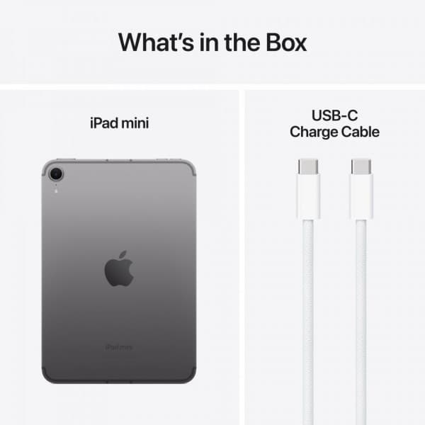 Apple iPad mini 128 GB WiFi + 5G 2024 -surfplatta, stjärngrå (MXPN3)