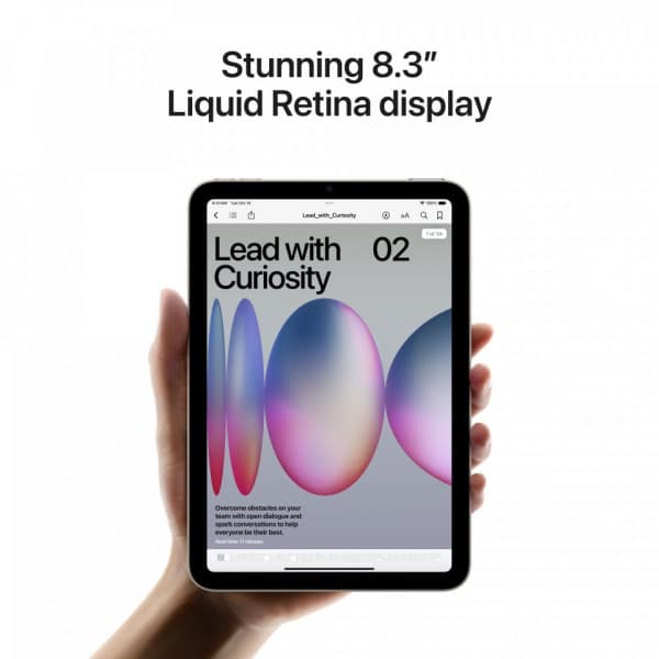 Apple iPad mini 128 GB WiFi + 5G 2024 - surfplatta, stjärnvit (MXPQ3)