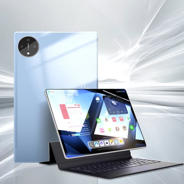 Global Version Tablet, Snapdragon 8 Gen2, 10,1 tum skärm,Blå med tangentbord, 16GB 1024GB