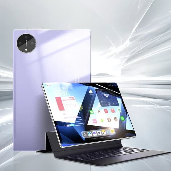 Global Version Tablet, Snapdragon 8 Gen2, 10,1 tum skärm,12GB 512GB, Lila med tangentbord