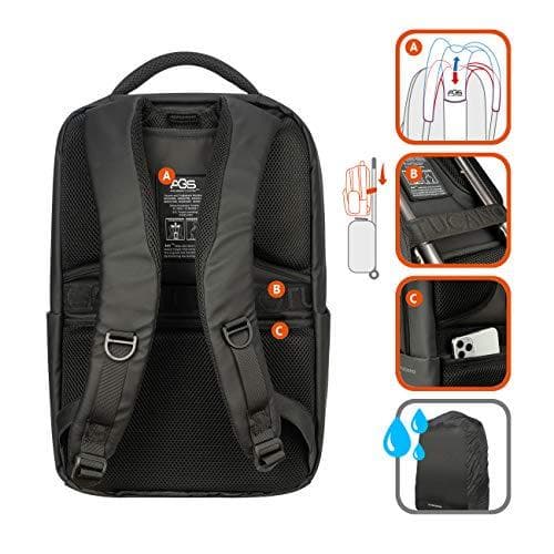 TUCANO Backpack Notebook 15.6 Anti-Gravity br (BKMAR15-AGS-BK)