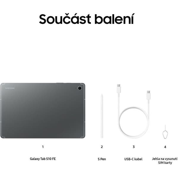 Samsung Galaxy Tab S10 FE 8GB/128GB Grå