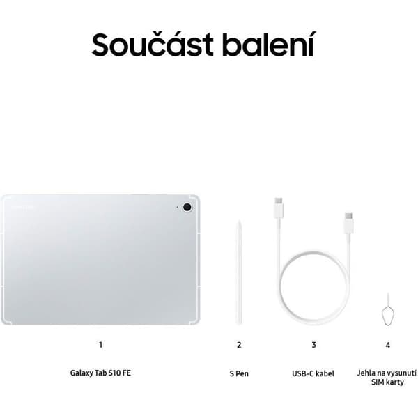 Samsung Galaxy Tab S10 FE 8GB/128GB Silver