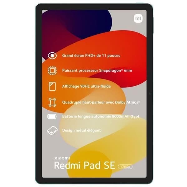 Tablet XIAOMI Redmi PAD SE - 11" - 256Go - Grå