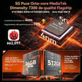 Miniatyrbild 4 av 6: Blackview Active 10 Pro Touchscreen Tablet 11" 90Hz, Android 14, 50MP+20MP, 36+512Go/SD 2To, 30000mAh(55W), PhotoIA 400 lumen - Orange