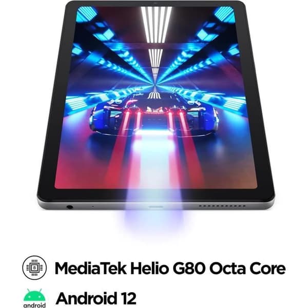 Lenovo M9-Tablet - 9'' HD, MediaTek Helio G80, 3 GB RAM, 32 GB eMMC, Android 12, WiFi+Bluetooth - Grå
