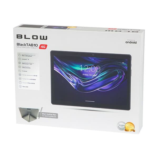 Läsplatta Blow BlackTAB10 10,1" MediaTek MT8788 4 GB RAM 128 GB Svart