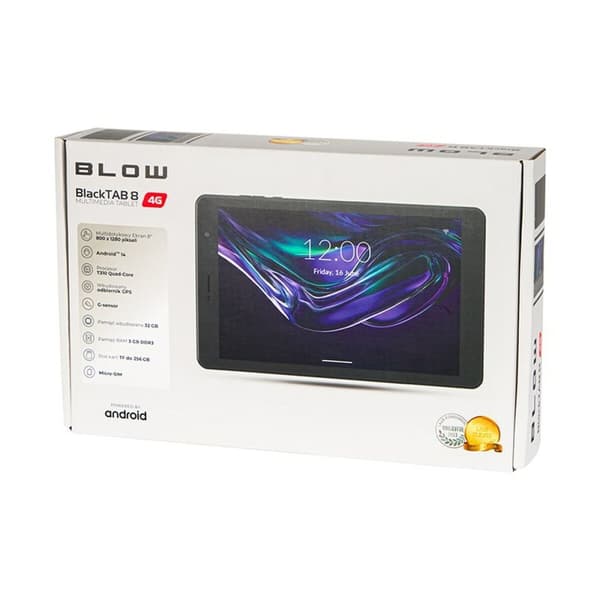 Läsplatta Blow BlackTAB8 Unisoc T310 3 GB RAM 32 GB Svart