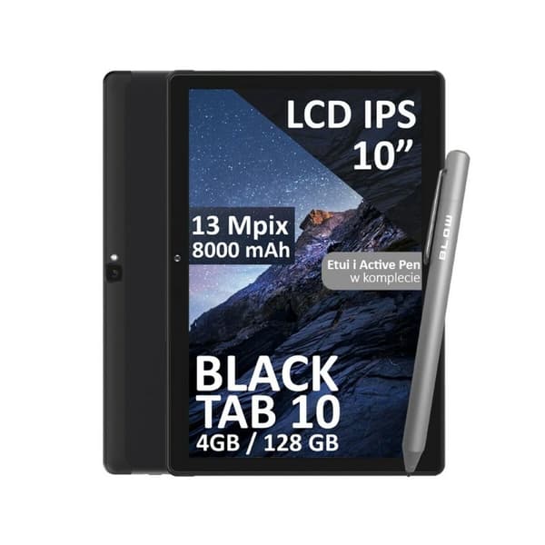 Läsplatta Blow BlackTAB10 10,1" MediaTek MT8788 4 GB RAM 128 GB Svart