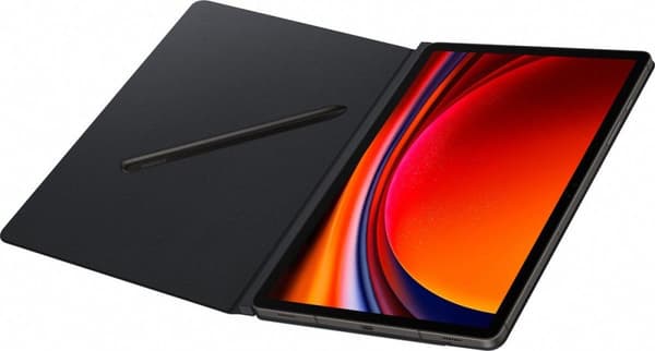 Samsung Smart Book Cover för Galaxy Tab S9, svart (EF-BX710PBEGWW)