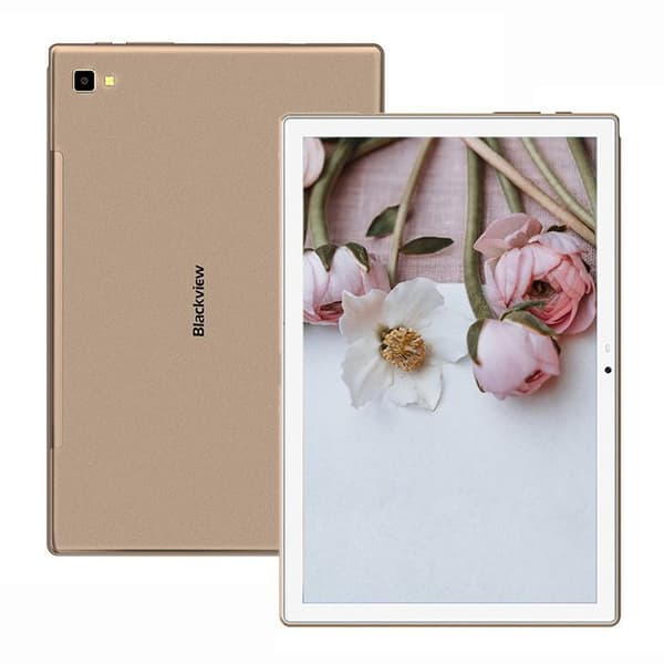 Blackview Tab 8 Touch Tablet - 10,1" FHD - 4GB RAM+64GB ROM - 13MP+5MP - Android 10 - 4G Dual SIM - WiFi, GPS, Face ID, OTG - Guld