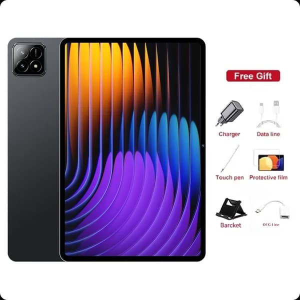 Global Tablet PC, 5G Wifi-forbindelse, 22GB RAM,16GB 1TB, Hvid