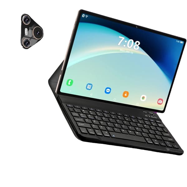 Snapdragon 870-processor, 16 GB RAM,12GB 512GB, Guld med tangentbord