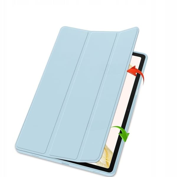 Smart pennfodral i TPU för Samsung Galaxy Tab S10+ S10 Plus (Blå)