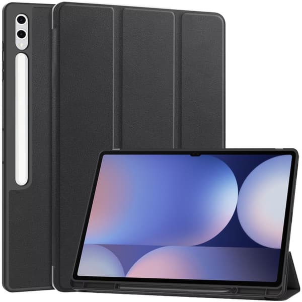 Smart pennfodral i TPU för Samsung Galaxy Tab S10 Ultra (svart)