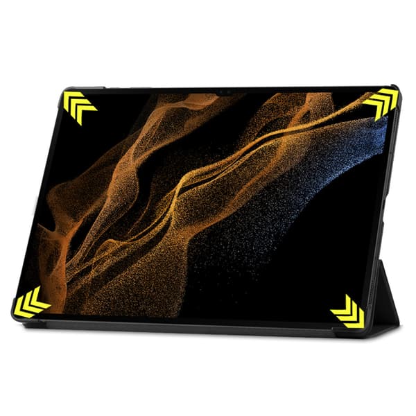 Smart pennfodral i TPU för Samsung Galaxy Tab S10 Ultra (svart)